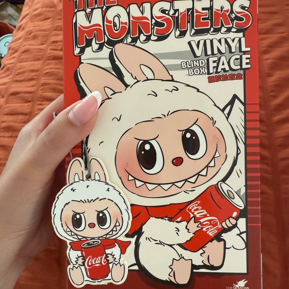 Labubu: The Monsters Vinyl Figure with Coca-Cola Can